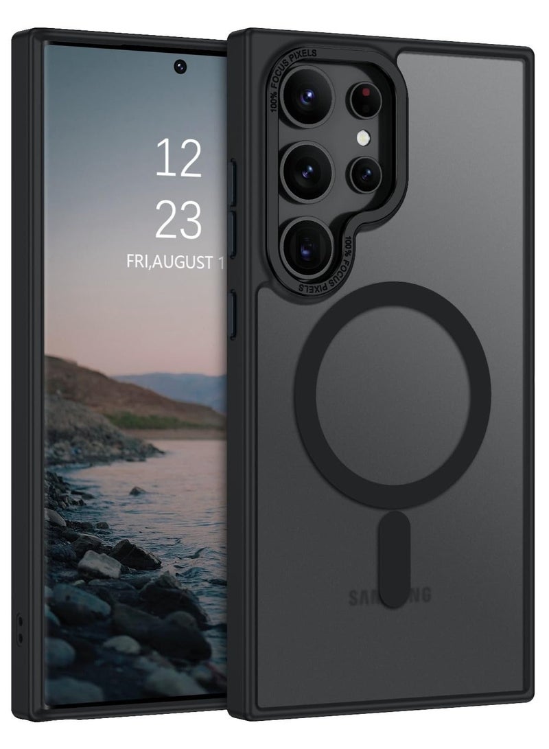 مستقبل نوفا تتضمن مجموعة الحماية الفائقة لهاتف سامسونج S24 (1+1) غطاءً للهاتف [متوافق مع MagaSafe، بلمسة نهائية غير لامعة، مقاوم للسقوط، حماية شاملة] + واقي شاشة للخصوصية [حماية للخصوصية بزاوية 28 درجة] [صلابة 9H] [فتح ببصمة الإصبع بالموجات فوق الصوتية] [مقاوم للخدش] [خالٍ من الفقاعات] - Image 2